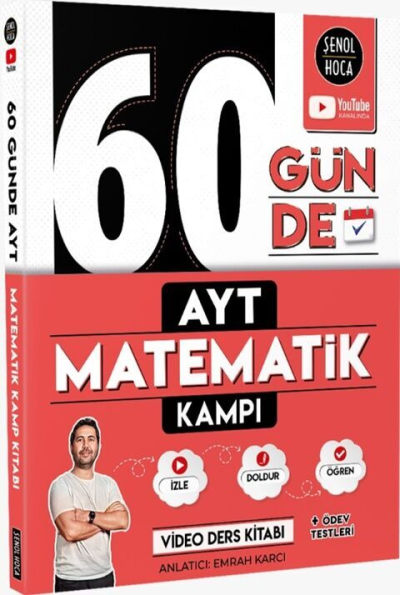 Şenol Hoca 60 Günde AYT Matematik Kampı Fotokopinci -
