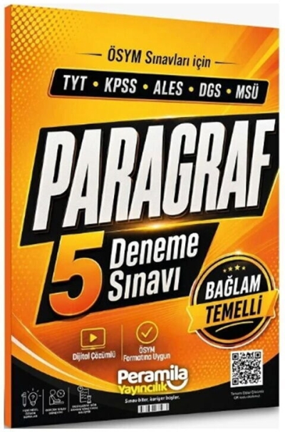 Paragraf 5 Deneme Peramila Yayınları Fotokopinci -