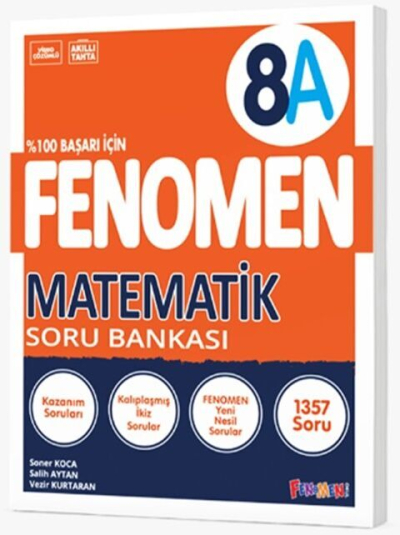 8. Sınıf Fenomen Matematik A Soru Bankası Fenomen Kitap