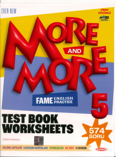 5. Sınıf New More More English 5 Fenomen Test Book Kurmay ELT Yayınları Fotokopinci -