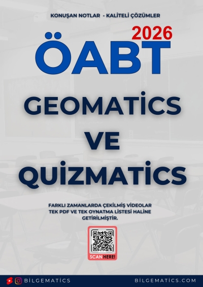 BilgeMatics Hüseyin Hoca ÖABT Geomatics ve Quizmatics Fotokopinci -
