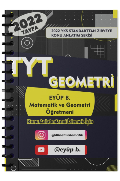 Eyüp B. 2022 TYT Geometri Video Ders Notları
