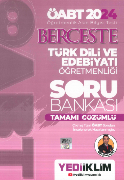ÖABT TÜRK DİLİ VE EDEBİYATI BERCESTE TAMAMI ÇÖZÜMLÜ SORU BANKASI Fotokopinci -