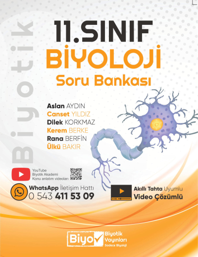 11. Sınıf Biyoloji Soru Bankası Biyotik Yayınları Fotokopinci -