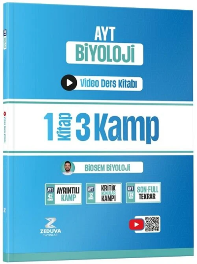 AYT Biosem Biyoloji Video Ders Kitabı - Semih Akpınar Zeduva Yayınları Fotokopinci -