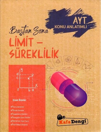 AYT Limit Süreklilik Baştan Sona Konu Anlatımlı Kafa Dengi Yayınları