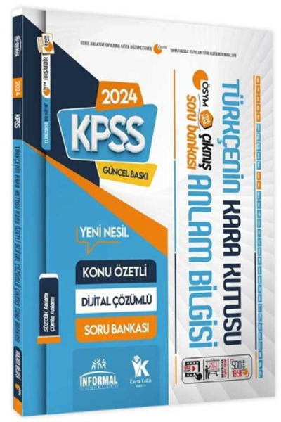 TÜRKÇENİN KARA KUTUSU ANLAM BİLGİSİ ÇIKMIŞ SORU BANKASI Fotokopinci -