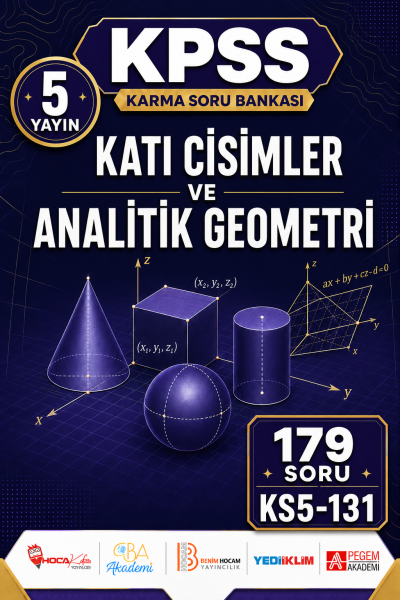 Katı Cisimler ve Analitik Geometri 5 Yayın 179 Soru Fotokopinci -