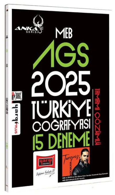 2025 MEB AGS Anka Serisi Türkiye Coğrafyası Tamamı Çözümlü 15 Deneme Yargı Yayınları Fotokopinci -