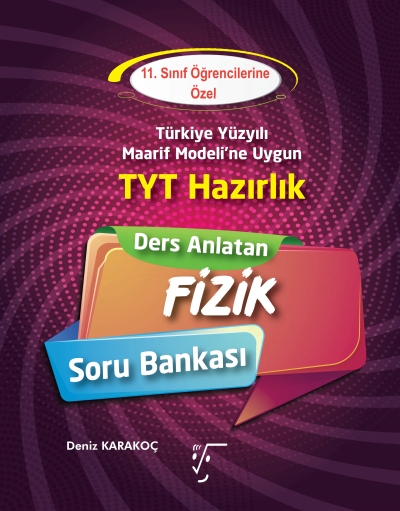 11.Sınıf TYT Hazırlık Ders Anlatan Fizik Soru Bankası Karekök Yayınları Fotokopinci -