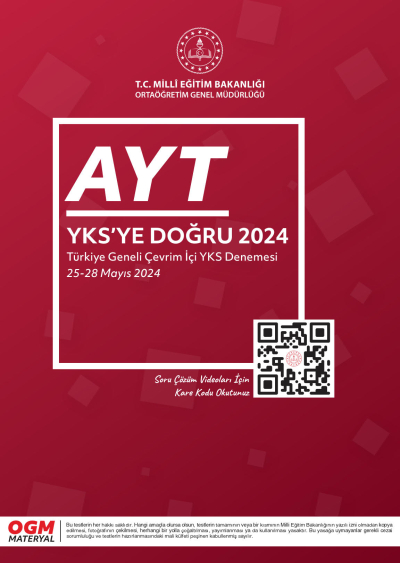 AYT YKS'ye Doğru 2024 Fotokopinci -