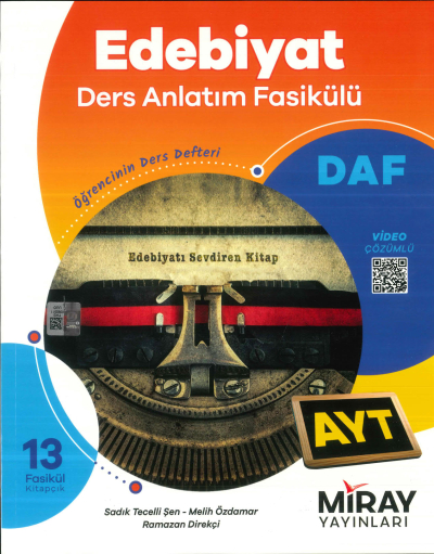 AYT Edebiyat Ders Anlatım Fasikülleri Miray Yayınları Fotokopinci -