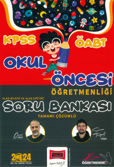 ÖABT OKUL ÖNCESİ ÖĞRETMENLİĞİ SORU BANKASI TAMAMI ÇÖZÜMLÜ Fotokopinci -