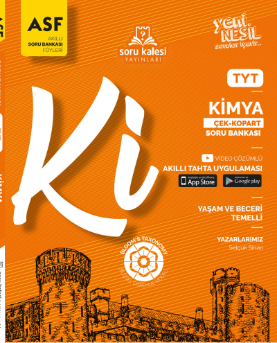 TYT Kimya Çek Kopar Soru Bankası Soru Kalesi Yayınları Fotokopinci -