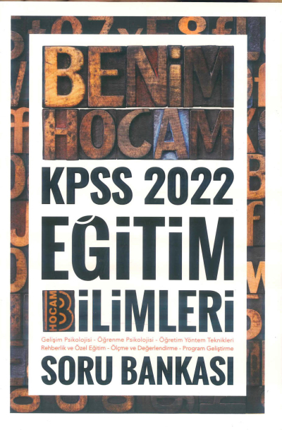 EĞİTİM BİLİMLERİ TÜM DERSLER SORU BANKASI Fotokopinci -