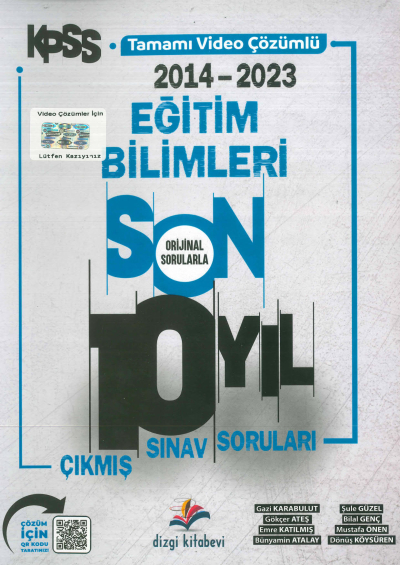SON 10 YIL ÇIKMIŞ SORULAR TAMAMI VİDEO ÇÖZÜMLÜ (2014-2023) Fotokopinci -