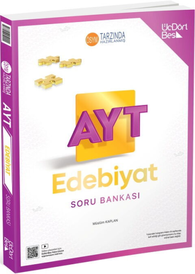 2027 AYT Edebiyat Soru Bankası 345 Üç Dört Beş Yayınları Fotokopinci -