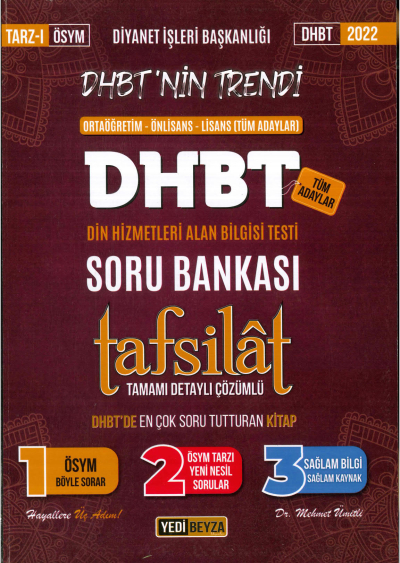 TAFSİLAT TAMAMI ÇÖZÜMLÜ SORU BANKASI