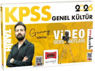 2026 KPSS Genel Kültür Tarih Video Ders Notları Yargı Yayınevi Fotokopinci -