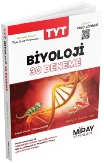 TYT Biyoloji 30 Deneme Miray Yayınları Fotokopinci -