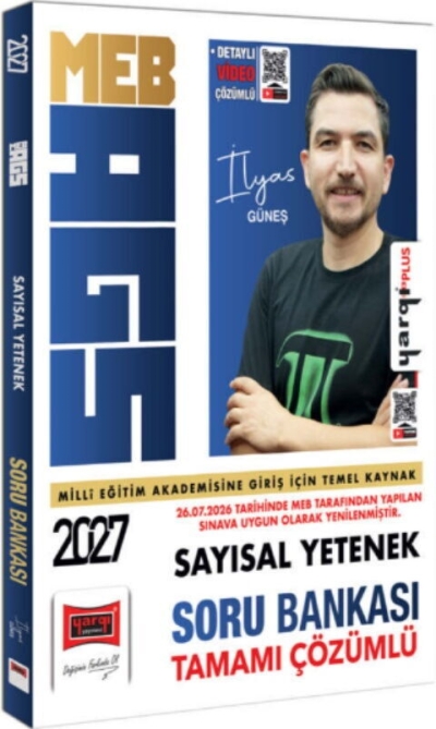 MEB-AGS Sayısal Yetenek Soru Bankası Çözümlü - İlyas Güneş Yargı Yayınları Fotokopinci -