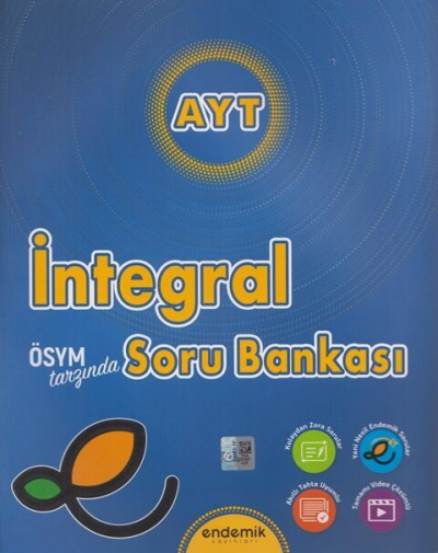 AYT İntegral Soru Bankası Endemik Yayınları Fotokopinci -