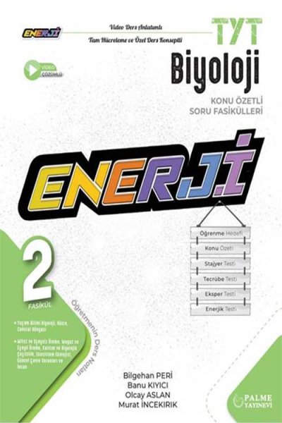 TYT Enerji Biyoloji Konu Özetli (2 Fasikül) Soru Fasikülleri Fotokopinci -