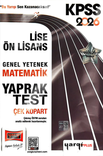 2026 KPSS Lise Ön Lisans Genel Yetenek Matematik Çek Kopart Yaprak Test Yargı Yayınları Fotokopinci -