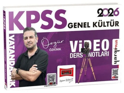 2026 KPSS Vatandaşlık Video Ders Notları Özgür Özkınık Yargı Yayınları Fotokopinci -