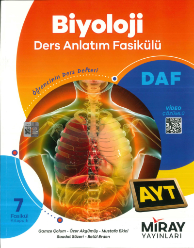 AYT Biyoloji Ders Anlatım Fasikülleri Miray Yayınları Fotokopinci -