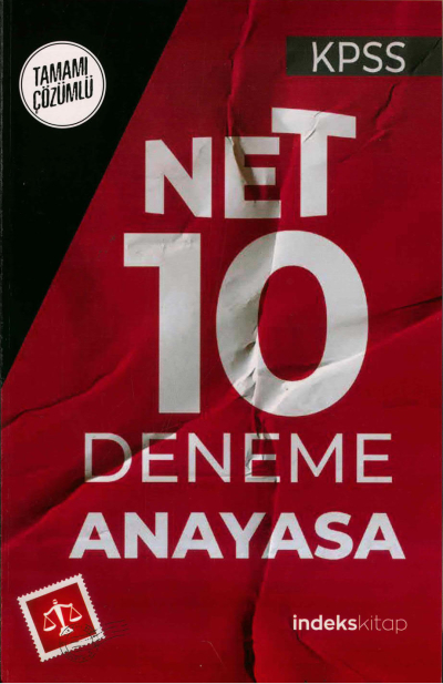 NET 10 ANAYASA TAMAMI ÇÖZÜMLÜ DENEME Fotokopinci -