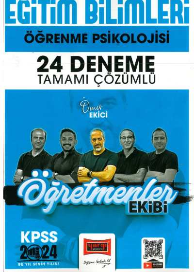 ÖĞRENME PSİKOLOJİSİ 24 DENEME TAMAMI ÇÖZÜMLÜ (ÖĞRETMENLER EKİBİ) Fotokopinci -
