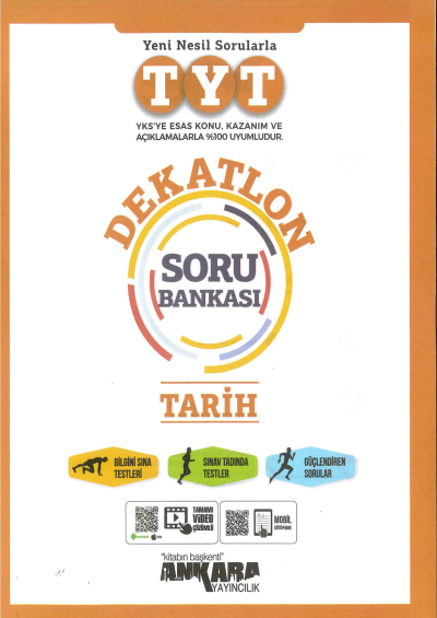 TYT TARİH DEKATLON SORU BANKASI Fotokopinci -