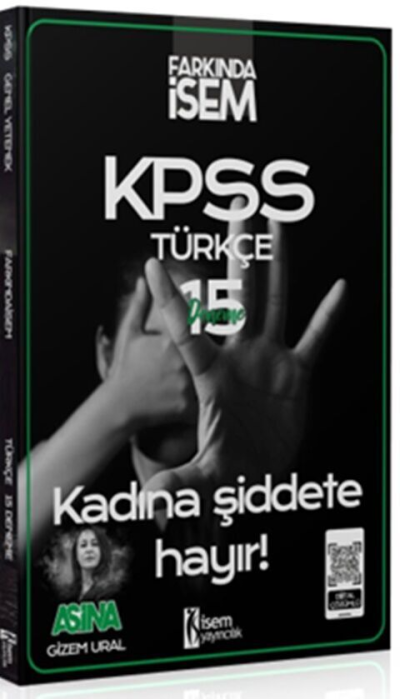 KPSS Türkçe Aşina Farkında İsem 15 Deneme İsem Yayınları Fotokopinci -