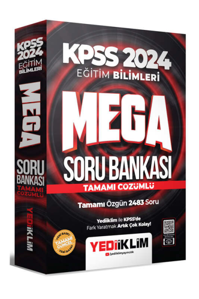 2024 KPSS Eğitim Bilimleri Mega Tamamı Çözümlü Soru Bankası Fotokopinci -