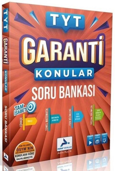 TYT Garanti Konular Soru Bankası Paraf Yayınları Fotokopinci -