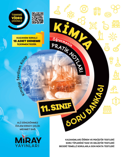 11.Sınıf Kimya Konu Özetli Soru Bankası (Tamamı Video Çözümlü) Miray Yayınları Fotokopinci -