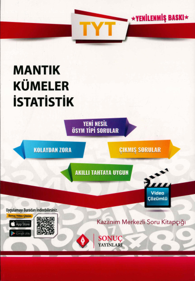 TYT MANTIK KÜMELER İSTATİSTİK SORU KİTAPÇIĞI Fotokopinci -