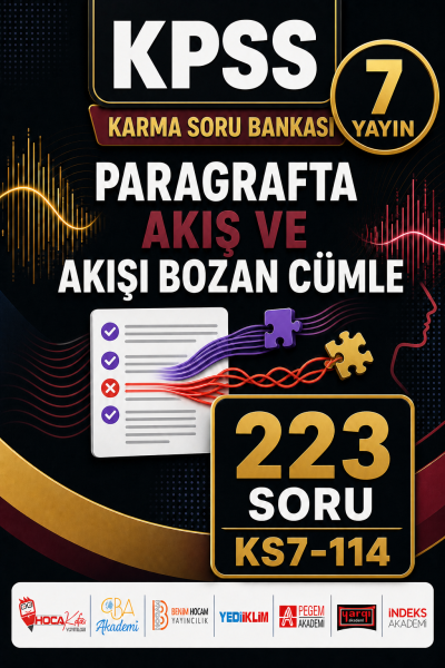 Paragrafta Akış ve Akışı Bozan Cümle 7 Yayın 223 Soru Fotokopinci -