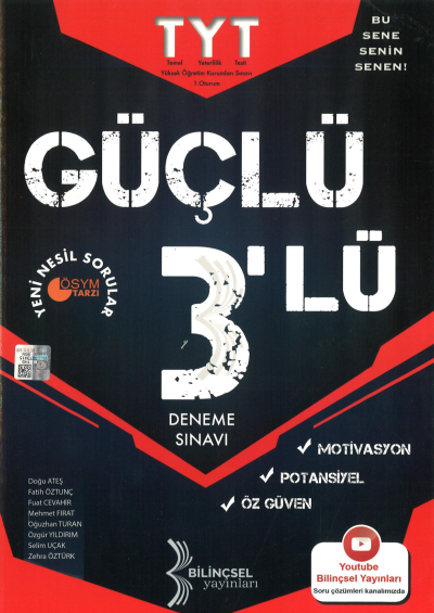 TYT Güçlü 3‘lü Deneme Sınavı Fotokopinci -