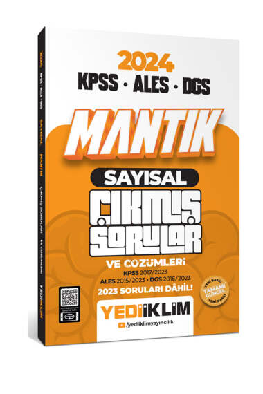 2024 KPSS ALES DGS Sayısal Mantık Tamamı Çözümlü Çıkmış Sorular (2015-2023) Fotokopinci -