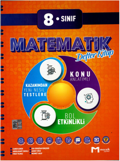 8. Sınıf Matematik İntro Konu Anlatımlı Defter Kitap Mozaik Yayınları Fotokopinci -