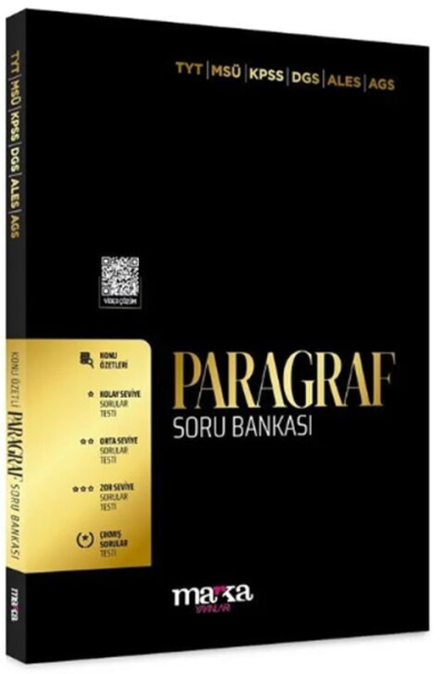 Paragraf Soru Bankası Tamamı Video Çözümlü Marka Yayınları Fotokopinci -