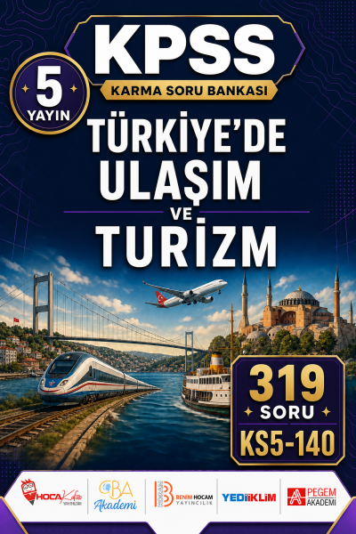 Türkiye’de Ulaşım ve Turizm 5 Yayın 319 Soru Fotokopinci -
