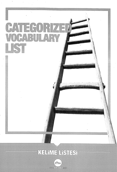 CATEGORIZED VOCABULARY LIST (KELİME LİSTESİ) Fotokopinci -