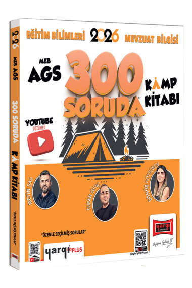 2026 MEB-AGS Eğitim Bilimleri ve Mevzuat Bilgisi 300 Soruda Youtube Çözümlü Kamp Kitabı Yargı Yayınları Fotokopinci -