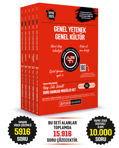 2025 KPSS Genel Yetenek Genel Kültür Tamamı Çözümlü Soru Bankası TÜRKÇE Fotokopinci -