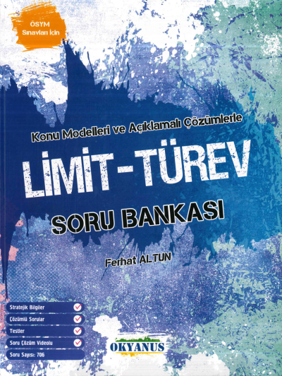 TYT-AYT LİMİT-TÜREV AÇIKLAMALI ÇÖZÜMLÜ SORU BANKASI Fotokopinci -