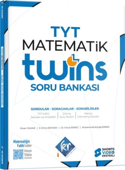 TYT Twins Matematik Soru Bankası KR Akademi Yayınları Fotokopinci -