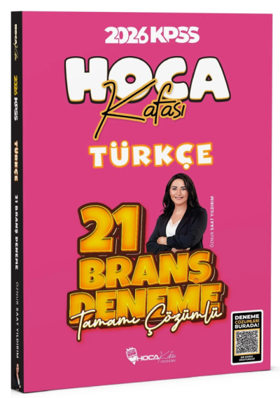 2026 KPSS Türkçe 21 Deneme Çözümlü Hoca Kafası Yayınları Fotokopinci -